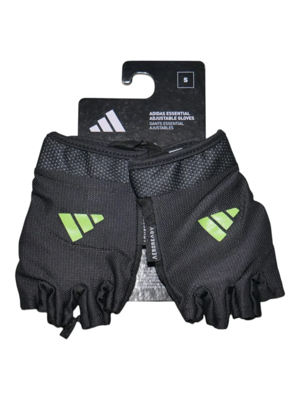 Adidas Weightlifting Gloves Size Small Half Finger Gym Training AEROREADY NWT